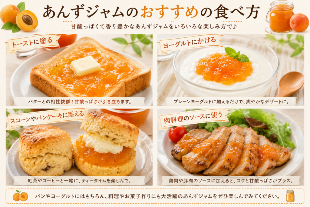 あんずジャムのおすすめの食べ方