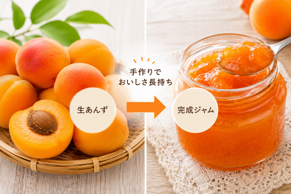 手作りジャムでおいしさ長持ち