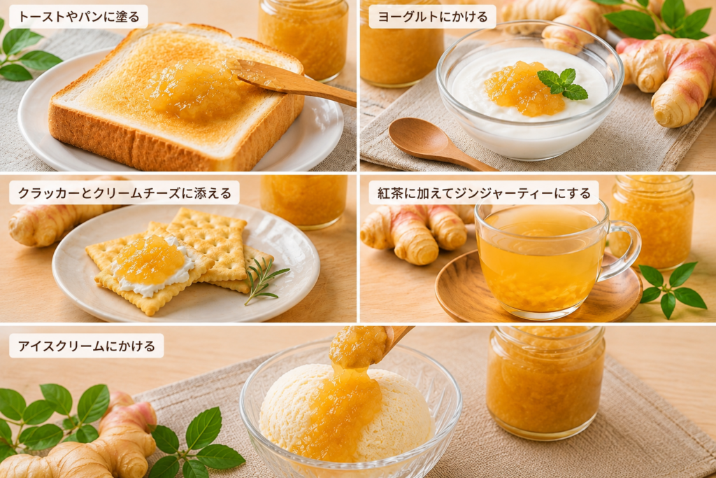 新生姜ジャムにおすすめの食べ方