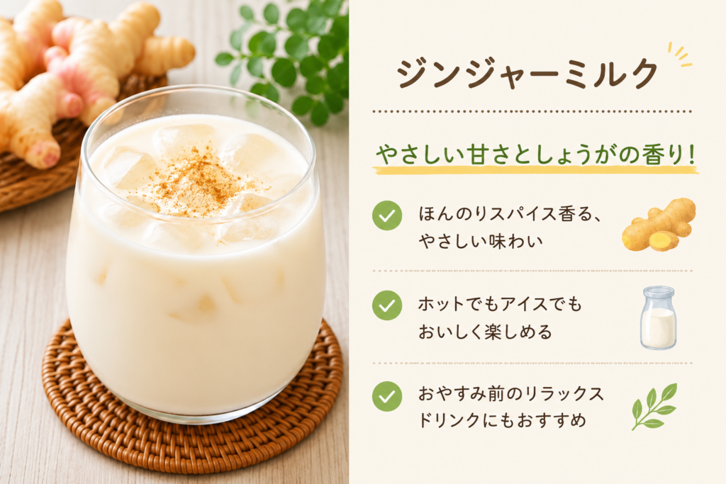 ジンジャーミルク