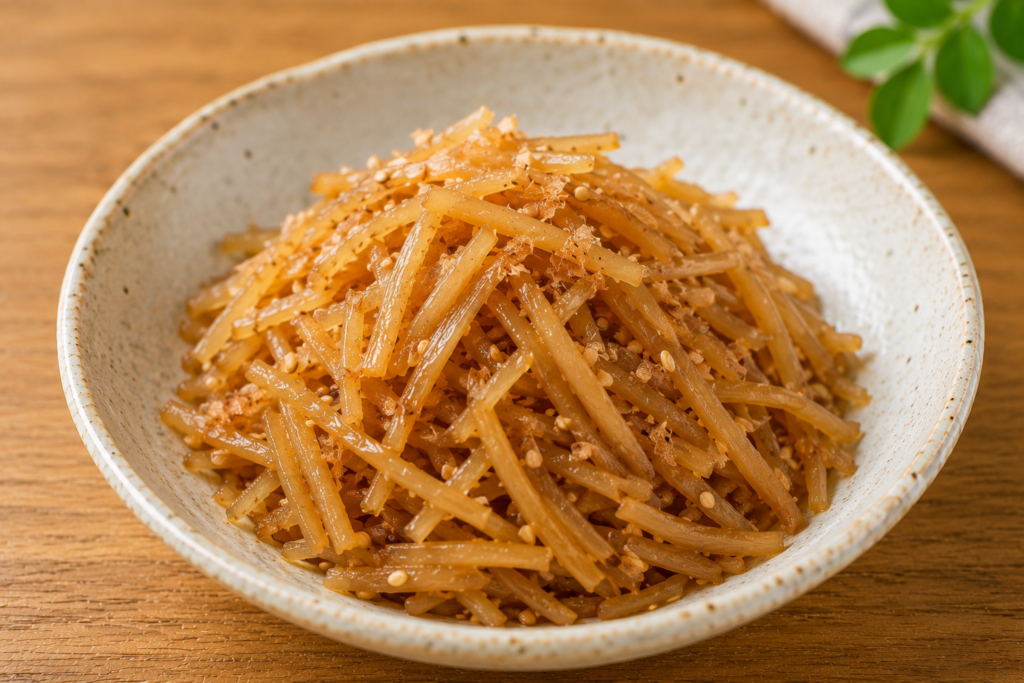 完成した新生姜の佃煮