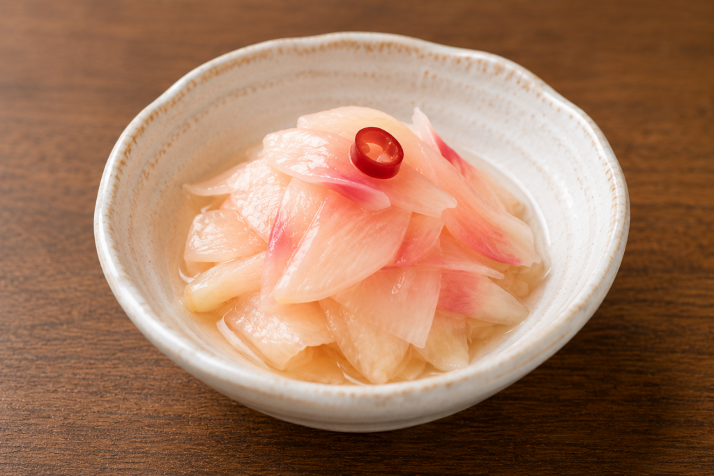 葉しょうがの甘酢漬け