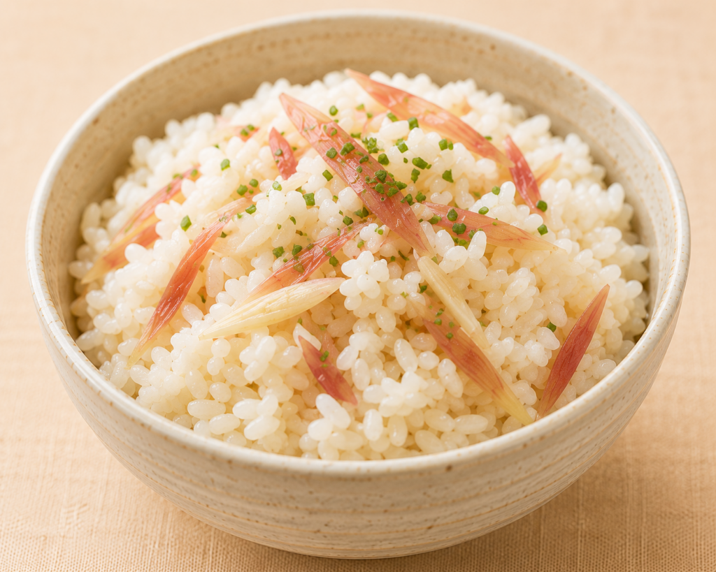 みょうがご飯