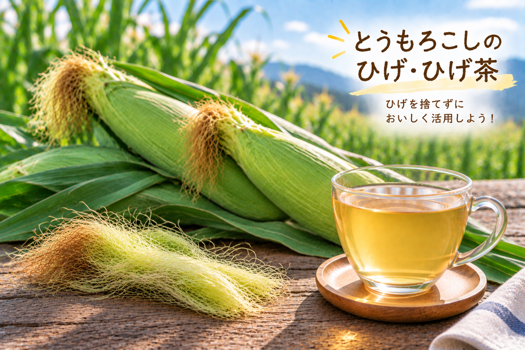とうもろこしのひげとひげ茶